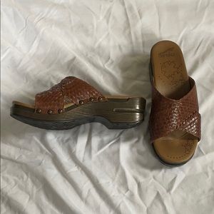 DANSKO Brown Leather Sandals